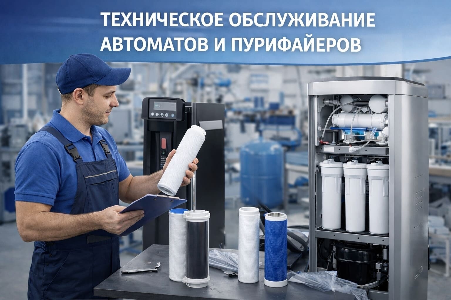 Техническое обслуживание пурифайеров