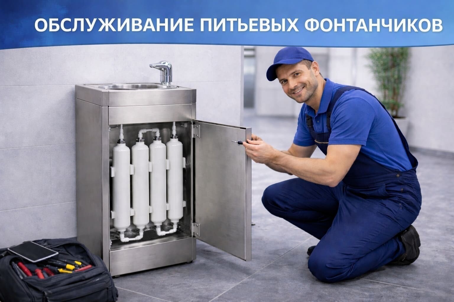 Техническое обслуживание питьевых фонтанчиков